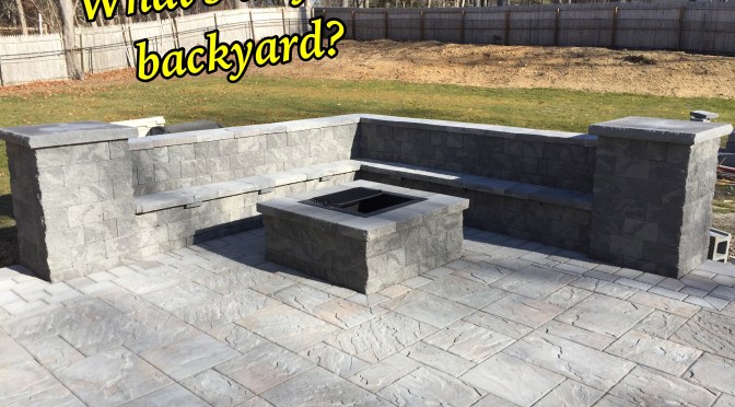 Cambridge Paver Firepit & Seatwall – Shoreham, N.Y. 11786