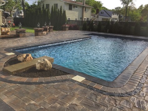 Cambridge Paver Pool Patio, West Islip, NY 11795