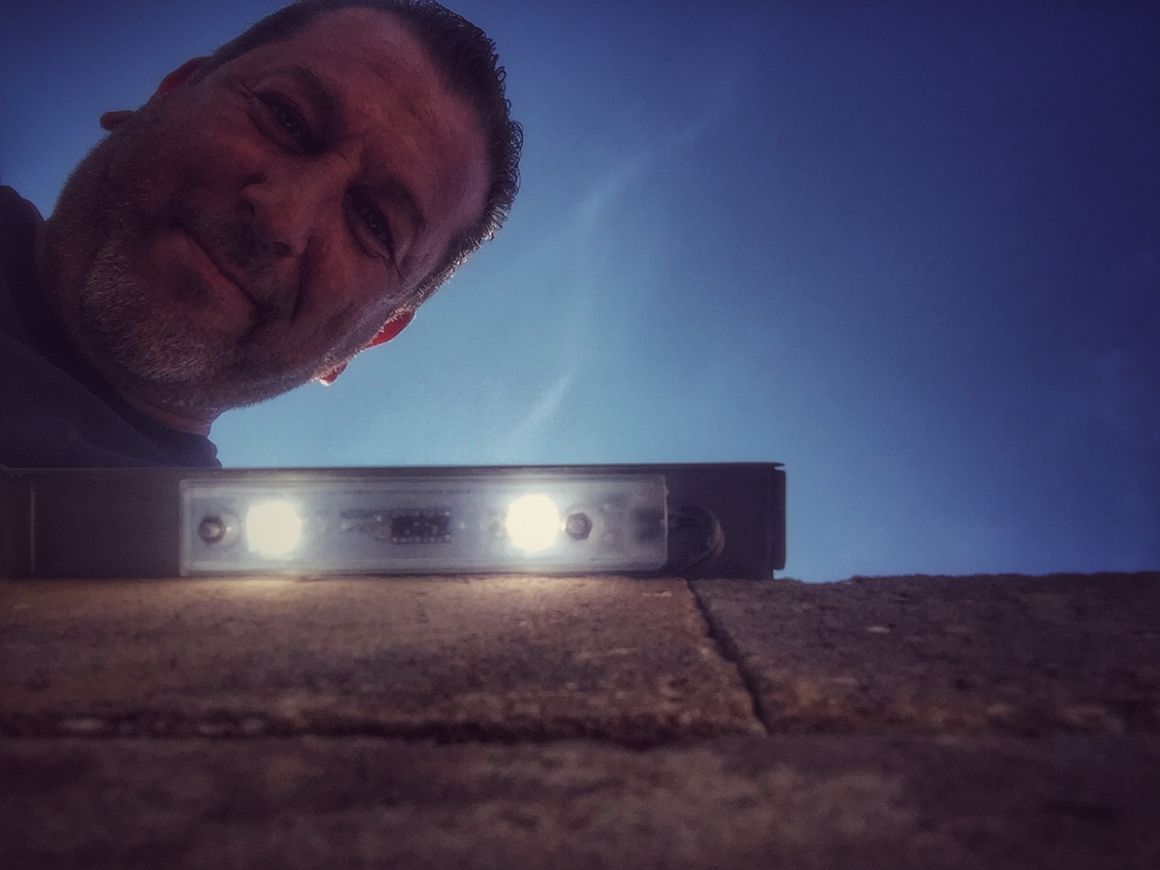 Paul Saladino and Hardscape Lighting, Long Island